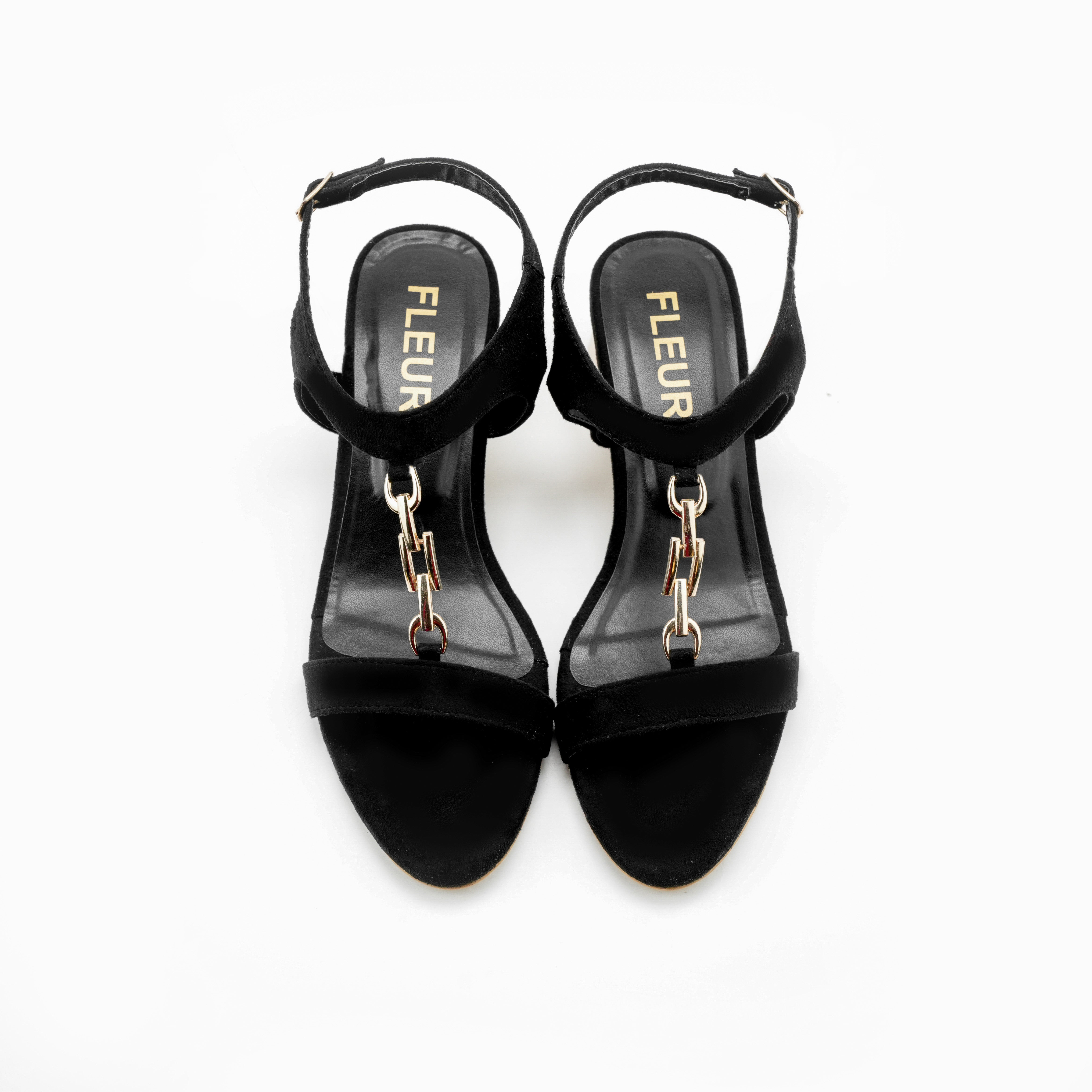 Midnight Charm Heel - Black/Golden