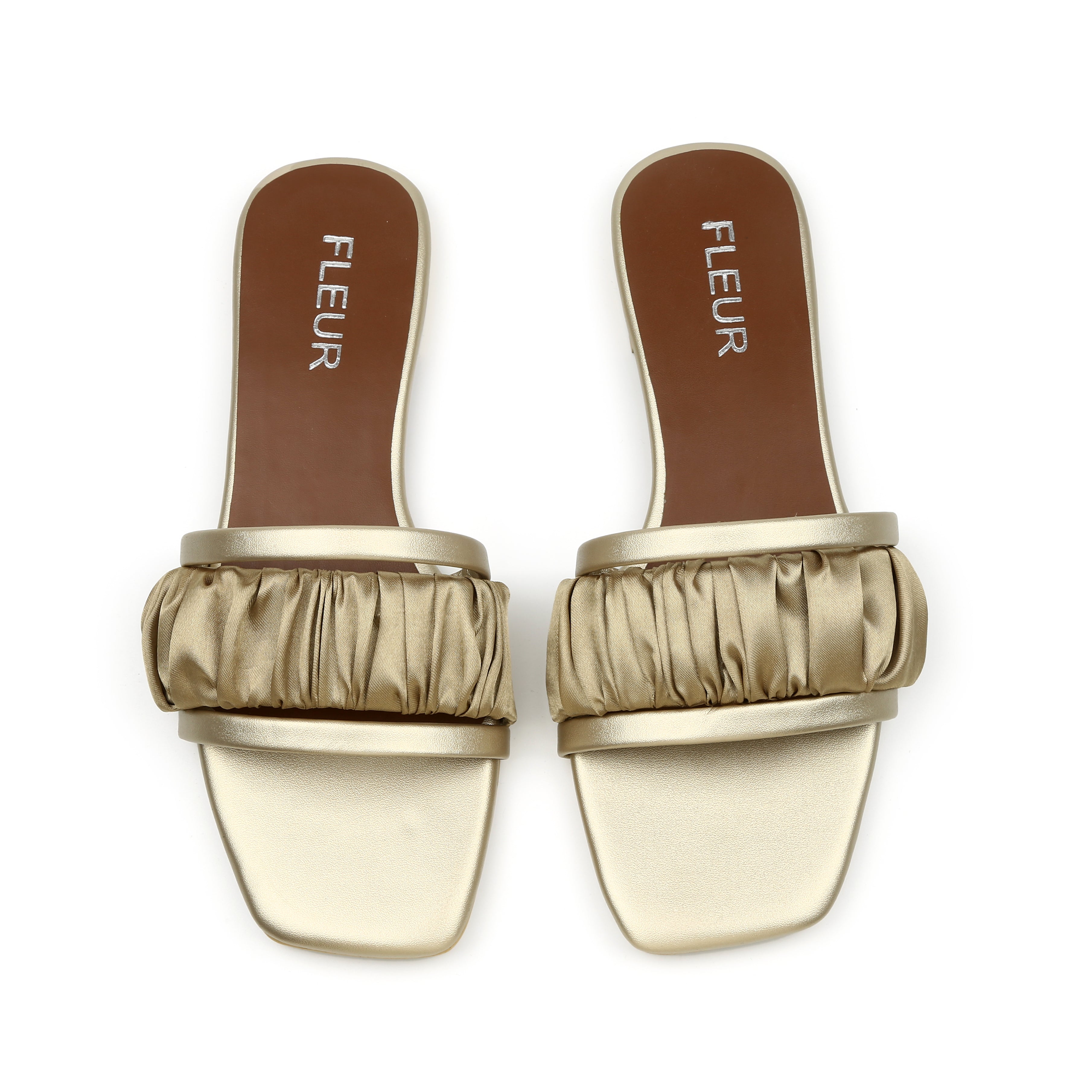 Liquid Luxe Flats - Golden