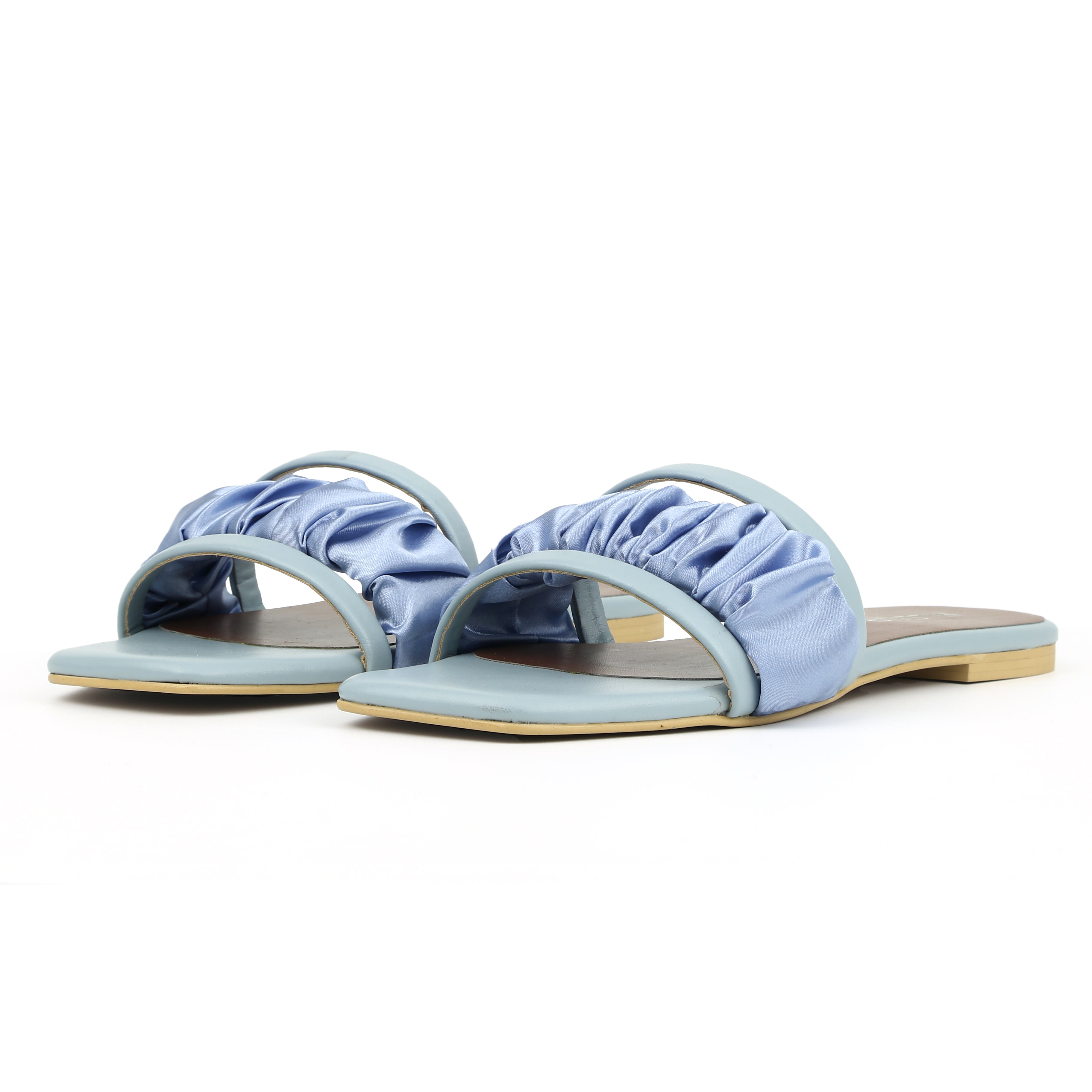 Liquid Luxe Flats - Blue