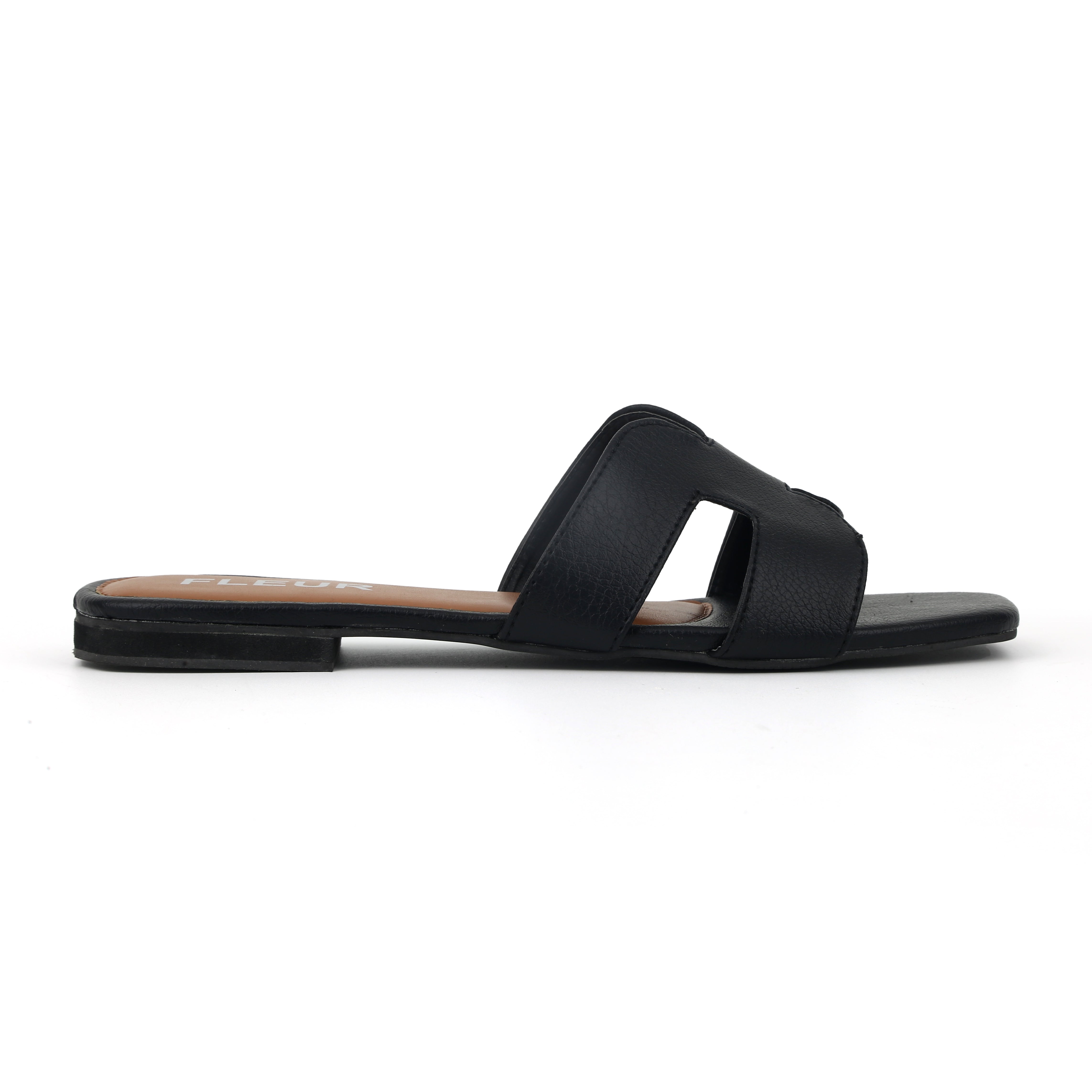 Havana Slipper - Black - H shape