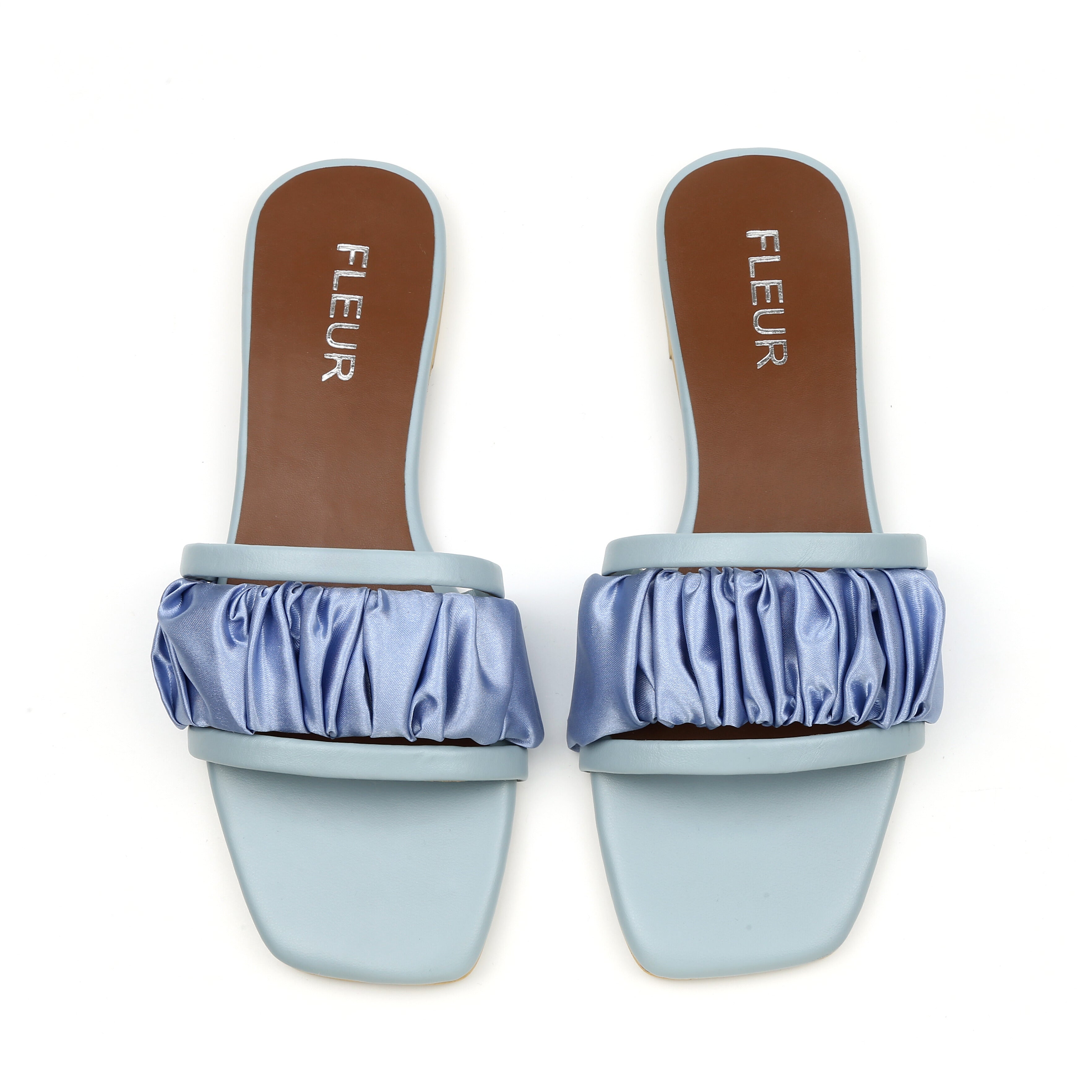 Liquid Luxe Flats - Blue