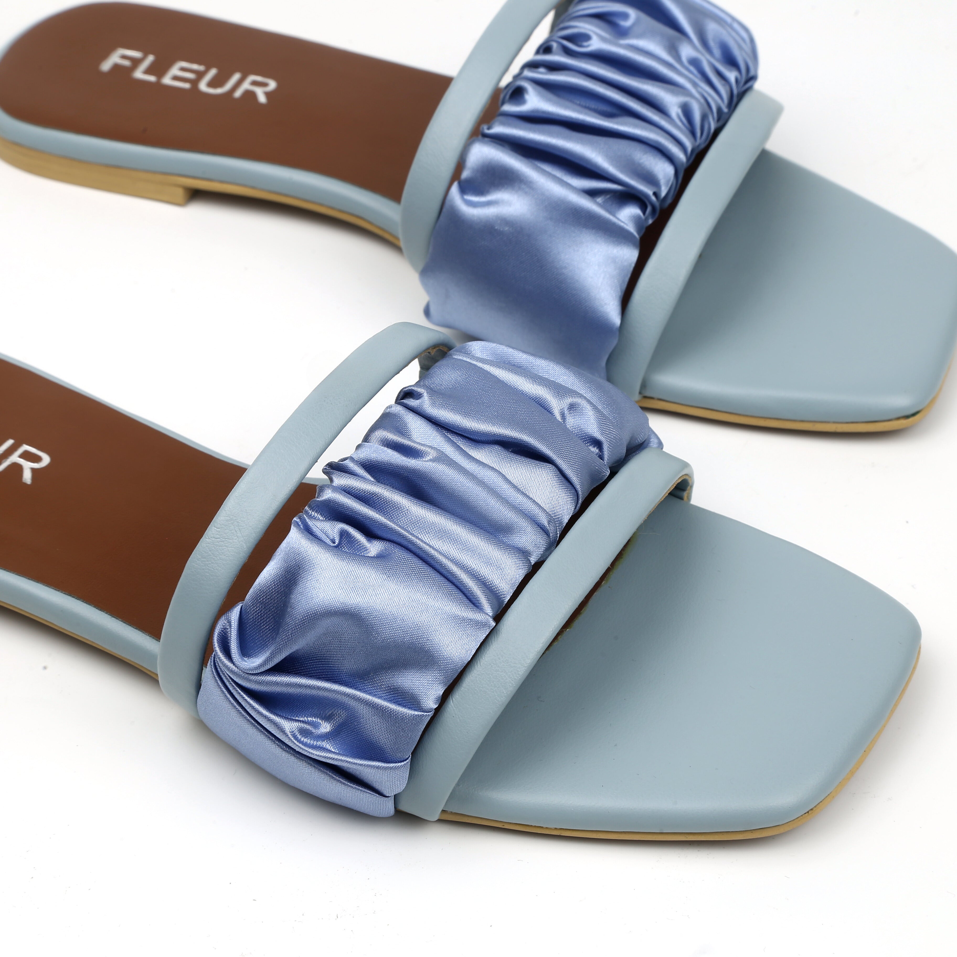 Liquid Luxe Flats - Blue